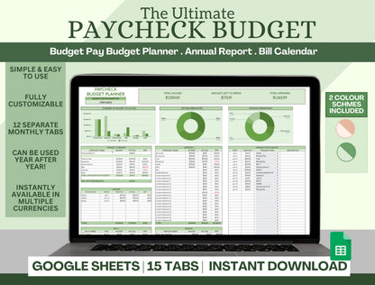 Paycheck Budget Template